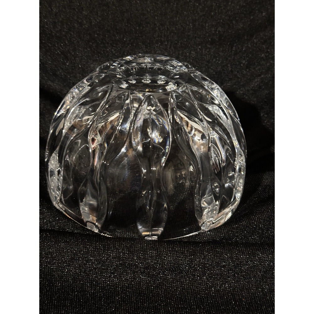 Reed & Barton‎ Equinox 4x7"Crystal Bowl Sticker Mark On Bottom Slovenia - Picture 5 of 15